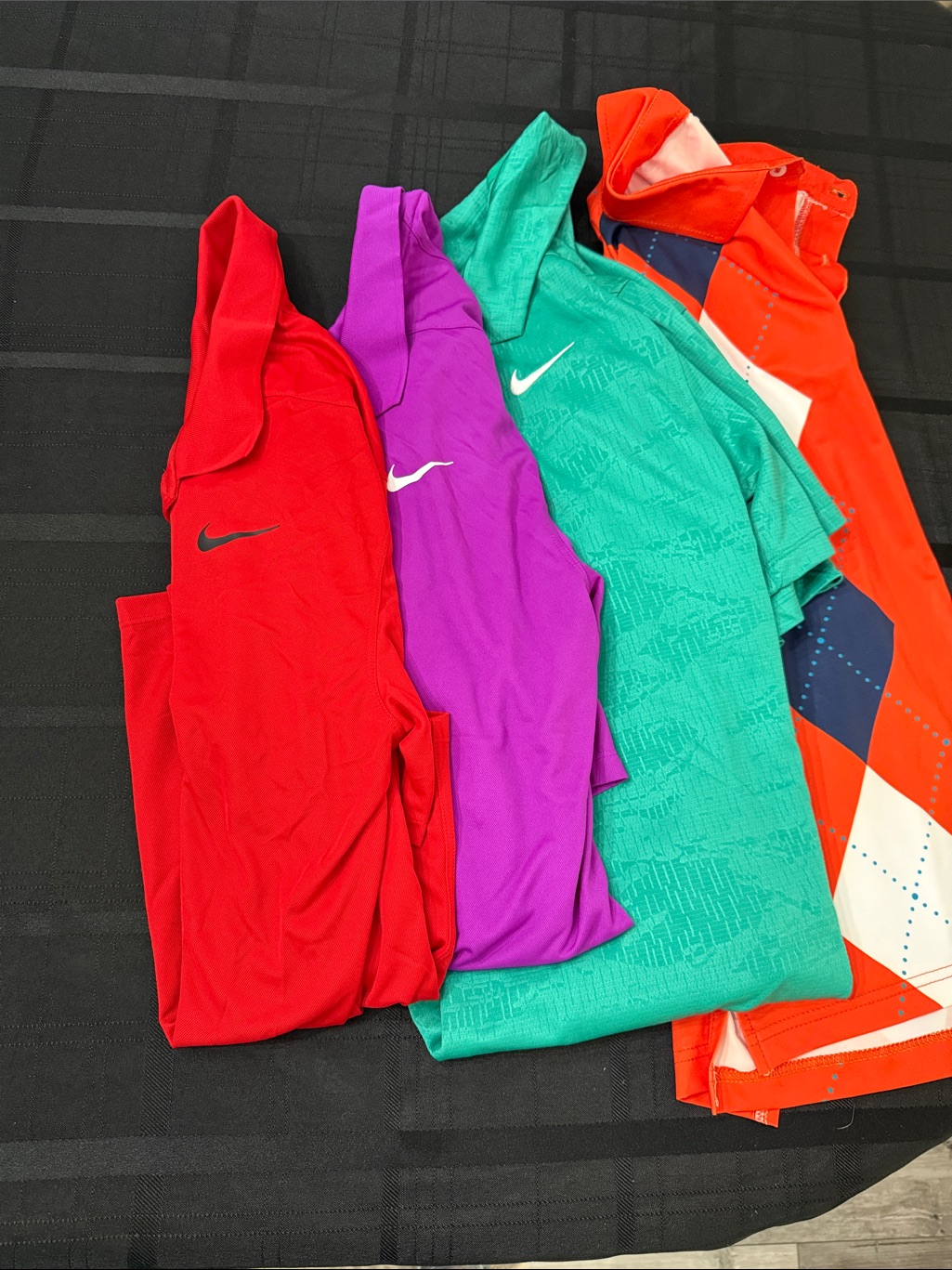 Nike Bundle Womans ShortSleeve DriFit Polo Golf Shirts